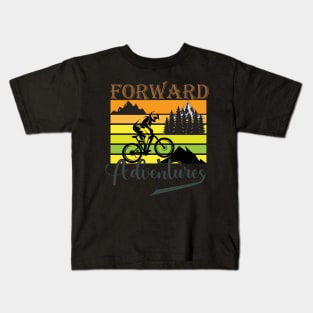 Forward Adventures / cycling Kids T-Shirt